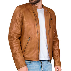 Pakistan Best Quality <b>Men</b> Winter Fashion <b>Leather</b> <b>Jacket</b> Direct Factory Supplier High Quality <b>Men</b> <b>Leather</b> <b>Jacket</b> For Online Sale - Product Image 5