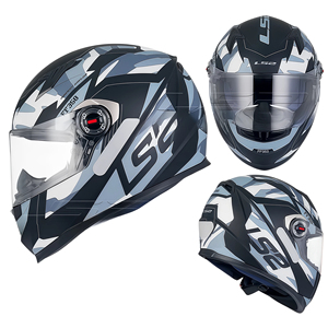Casque de moto LS2 intégral unisexe pour véhicule électrique, toutes saisons, anti-buée, karting, été, certifié 3C - Product Image 4