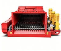 Écran à rouleaux en acier robuste GZJS1024 avec moteur et boîte de vitesses pour l'exploitation minière du charbon et la construction