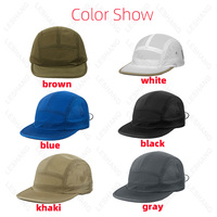 Nueva Gorra Deportiva de Nylon Ligera de 5 Paneles con Logotipo Personalizado, Gorra de Correr Personalizable, Impermeable, de Secado Rápido, Gorras Lisas Tipo Dad Hat