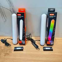 Luce LED Magnetica RGB per Video, Alimentata USB, con Telecomando, Dimmerabile, Portatile, per Fotografia e Video