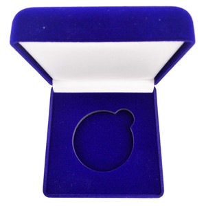 Hộp Nhung Màu Xanh Còn Hàng Cho Đồng Xu 60Mm Hộp Đựng Xu Chất Lượng Cao - Product Image 1