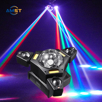 Mini Strobe Rouge Vert Faisceau Laser Tête Mobile Rotation LED Univers Planète RGBW 4 in1DJ Led Lumière Famille Divertissement FÊTE Disco