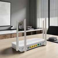 Factory Price XPON ONU 4GE+VOIP+Dual Band WiFi Network Terminal Gpon Epon Ont Fiber Optic Equipment Modem ONU