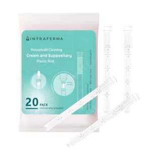 Bastoncini di Plastica Monouso per <span class=keywords><strong>Crema</strong></span>, Confezione da 20, con Punta Morbida per Siringa Vaginale, per Pulizia Domestica - Product Image 1