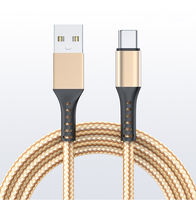 Câbles de type C de haute qualité Câble Usb tressé en nylon Câble Usb de type C de charge