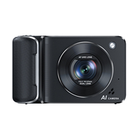 Cámara Digital Compacta con IA para Traducción de Fotos, Creación de Voz, Reconocimiento de Objetos, Pantalla Táctil, 4K, 64MP, Zoom 16x y Detección Facial