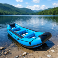 Radeau autodrainer en PVC pour 11 personnes, bateau gonflable pour rivière, vente directe usine