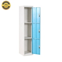 Casier métallique électrostatique Durable à une porte, casier de gymnastique, casier en tissu d'acier