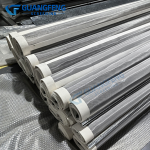 Guangfeng <span class=keywords><strong>rete</strong></span> metallica ad alta resistenza dello schermo tessuto per la miniera setaccio di sabbia con gancio bordo di taglio personalizzato per il setaccio rotatorio - Product Image 3