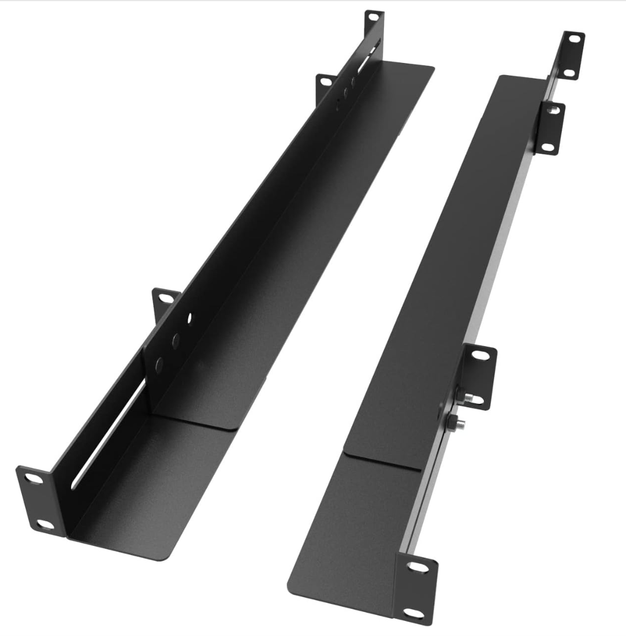 Custom 19 Inch Adjustable Depth Rack Mounting Rails Telescoping Extendable Support Rail Kit for Server Network Cabinet