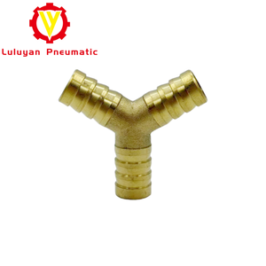 Raccords de tuyauterie en laiton, raccords en forme de pagode, tubes, croisillon égal à 3 voies, raccord pour tuyau à carburant, raccord pour eau/pneumatique - Product Image 2