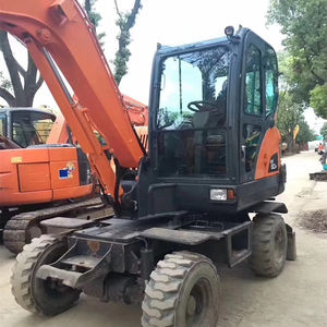 Hot Deals Última llegada Doosan Segunda mano DX60W Excavadora de ruedas Alto rendimiento Buen estado de funcionamiento Maquinaria de construcción - Product Image 6