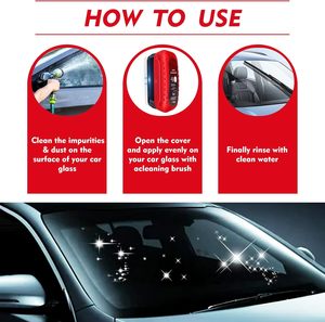 Cepillos de Limpieza de Película de Aceite para Automóviles de 120 ml, <span class=keywords><strong>Limpiador</strong></span> de Película de Aceite para Vidrio de Automóvil, Herramienta de Pulido de Vidrio de Automóvil, Herramienta de Limpieza de Parabrisas - Product Image 6