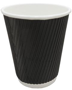 Gobelets en papier ondulé jetables de haute qualité, logo personnalisé imprimé, gobelets isolés pour café, thé et boissons - Product Image 6