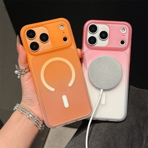 Fundas para Teléfono Móvil iPhone 17 Pro Max, Estilo Ins, Protección de Cámara, Color Degradado, Carga Inalámbrica Magnética, Antigolpes - Product Image 3