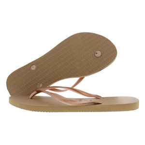 Sandales <span class=keywords><strong>Havaianas</strong></span> Slim pour femmes 2026 Couleur : Or rose 100% authentique - Product Image 1
