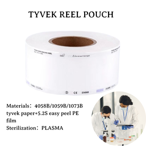 Rouleau de pochettes de stérilisation Tyvek jetables écologiques et recyclables de 100 m pour dispositifs d'implantation médicale - Product Image 6