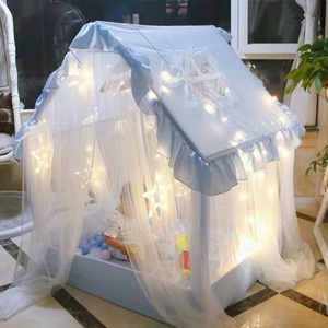 Nouveau 2025 vente en gros de moustiquaires pour bébé le plus populaire origine Type forme pour enfants <span class=keywords><strong>lit</strong></span> à baldaquin pour filles pour garçons bébé tente filet - Product Image 4