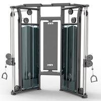 Appareil de musculation professionnel multifonctionnel à poulies réglables et à charge par broches pour la musculation