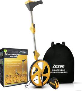 SDS roda pengukur jarak tampilan Digital 318MM, alat ukur kaki/<span class=keywords><strong>Meter</strong></span> tampilan lampu latar dapat dilipat ganda - Product Image 1