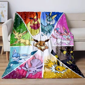 Manta <span class=keywords><strong>de</strong></span> Franela con Dibujos Animados <span class=keywords><strong>de</strong></span> Pokémon, para el Hogar, Sofá, Descanso, Viajes, Decoración <span class=keywords><strong>de</strong></span> Camas, Regalo, Derivados <span class=keywords><strong>de</strong></span> Anime - Product Image 3