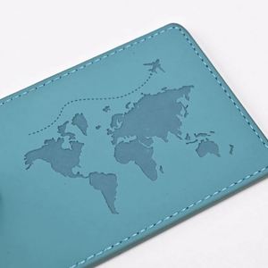 Juego de Etiquetas para Equipaje con Logotipo Personalizado 2025, PU Ecológico que Cambia de Color, Modelo P-2671 con Grabado en Relieve, Porta Boletos - Product Image 2