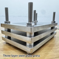 Testeur de déformation par compression du caoutchouc de haute précision RIGHT Brand ISO 815 ASTM D395 pour échantillons cylindriques