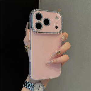 Coque de téléphone antichoc en gelée scintillante haute couture avec grande fenêtre, couverture intégrale, compatible iPhone 17 Pro - Product Image 3