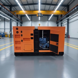 เครื่องกำเนิดไฟฟ้าดีเซลแบบเก็บเสียง 100kVA 80kW 60Hz พร้อมระบบสตาร์ทไฟฟ้า 24V DC สำหรับศูนย์บัญชาการภาคสนาม - Product Image 1