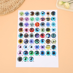 Foretrend 8mm-30mm <span class=keywords><strong>Yeux</strong></span> en résine cabochon multicolores pour jig de pêche en mer, accessoire DIY pour modè<span class=keywords><strong>les</strong></span> et jouets souples - Product Image 6