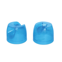 Tapas de PVC para tuberías, tapas redondas roscadas hembra antipolvo de 100 ml, reutilizables y a prueba de fugas para latas y botellas de vino