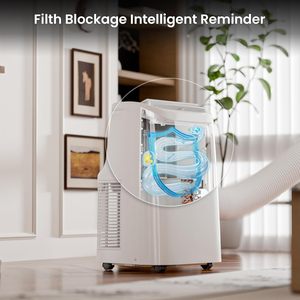 Aire Acondicionado Portátil Zafro de 10000 Btu con Control Remoto y por Aplicación para Refrigeración del Hogar - Product Image 5