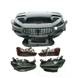 Per Maserati Quattroporte <span class=keywords><strong>GranTurismo</strong></span> 2014-2023 Kit Carrozzeria di Assemblaggio Modello Trofeo Paraurti Anteriore Posteriore Griglia Scarico Nuove Clip - Product Image 1