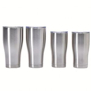 Gobelet isotherme incurvé en acier inoxydable de 40 oz pour sports de plein air, avec couvercle rabattable anti-fuite - Product Image 5