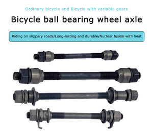 Ejes de tambor de flores para bicicleta, eje sólido de cambio delantero izquierdo \ delantero derecho, eje de rueda de bicicleta, piezas de repuesto, eje sólido para bicicleta de montaña - Product Image 6
