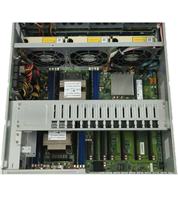 Produk baru AI Gpu 4U Server Deepseek Ups rumah pintar penyimpanan besar 8bay Hotswap rak HDD Server mendukung Bea Cukai