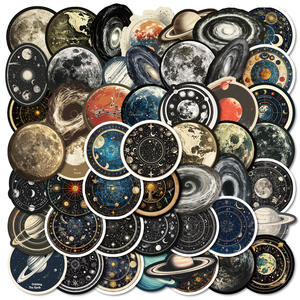 50PCS Astronomy Planet Sticker Skateboard Adhesivo decorativo Impermeable Diy Stickers para niños - Product Image 2