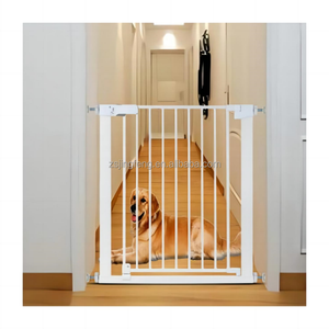 Auto Close Dog&amp; Baby Safety <strong>Gate</strong> for the House Easy Install Pressure Mounted Baby Safety <strong>Gates</strong> for Doorways Walk Through <strong>Gates</strong> - Product Image 6