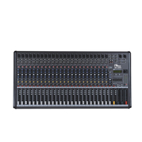 Regroupement table de mixage audio analogique console audio 24 canaux Fader présentoirs