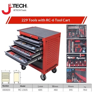 ชุดเครื่องมือซ่อมรถยนต์ <span class=keywords><strong>JTECH</strong></span> 158 ชิ้น พร้อมรถเข็นบริการแบบสามลิ้นชักสำหรับงานหนัก สำหรับใช้ในอู่ซ่อมรถยนต์มืออาชีพ - Product Image 5