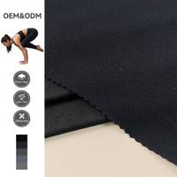 Tela Deportiva de Poliéster y Spandex al por Mayor, Secado Rápido, Elástica en 4 Direcciones, 230gsm, Transpirable, para Yoga