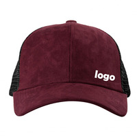 Casquette de camionneur avec Logo brodé 3d, Gorras en maille à bouton-pression, chapeau de camionneur en daim, 6 panneaux, Oem, personnalisé, haute qualité