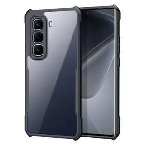 Sgockproof เคสโทรศัพท์แบบใสกันกระแทกสีดำ, เคสกันกระแทก TPU ใสแบบแข็งอะคริลิคสำหรับ <span class=keywords><strong>InfinX</strong></span> Hot 50 Pro 4G Pro + 50i - Product Image 2