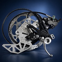 Kit de frein arrière hydraulique Segway X160/X260, spécifications OEM, kit complet usiné CNC, noir et or, 2025