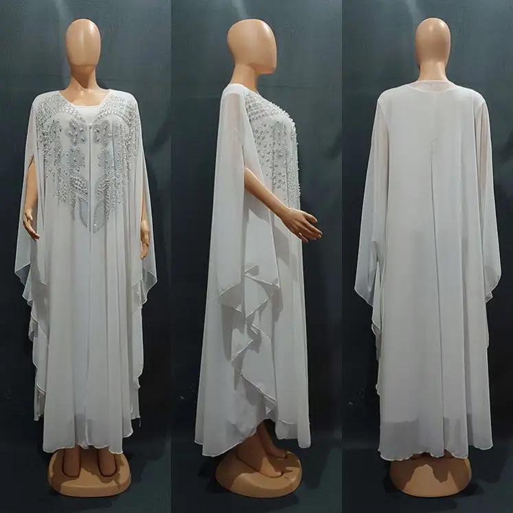 Robe Large Clothing European And Free Size Lace Long Burqa Dress Custom Your Logo