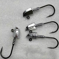 Tête de gabarit l'alose avec tête plombée, appât souple idéal pour la pêche au leurre