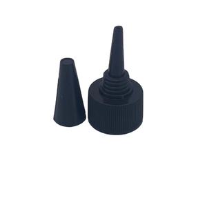 Tapa de punta de plástico 28/410 Tapa de rosca de boquilla larga de 28mm con Punta pequeña Tapa de punta superior personalizada de 28/410 - Product Image 1