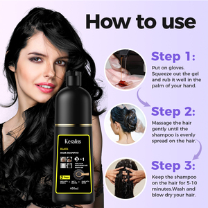 Joynna Professional Salon Pigment Hair Dye 400ml Sin amoníaco Permanente 400ml Color negro <span class=keywords><strong>Henna</strong></span> Cream para uso en champú para el cabello - Product Image 4