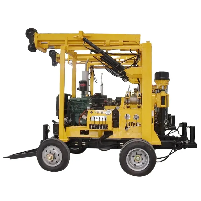 Most Popular Portable Water Well Drill Rig 100M Depth Drill Rig Geological Exploration Drilling Rig